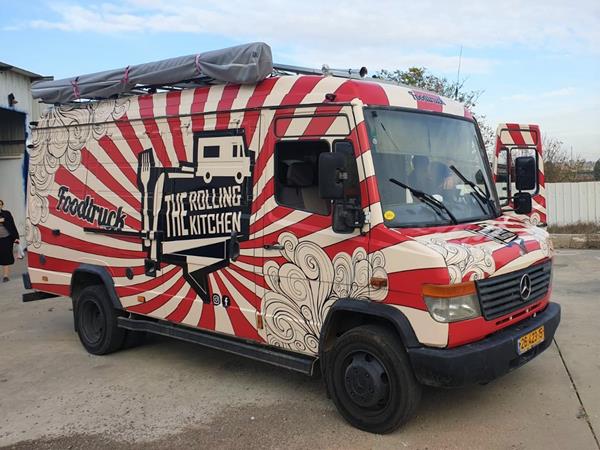 שילוט ומיתוג רכב פוד טראק